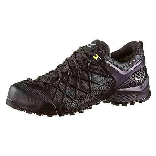 Salewa MS Wildfire Gore-TEX Zapatos de Senderismo, Black Out/Silver, 42.5 EU