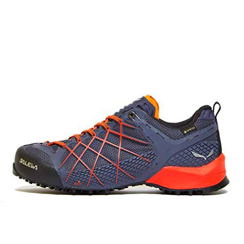 Salewa MS Wildfire Gore-TEX Zapatos de Senderismo, Ombre Blue/Fluo Orange, 44 EU