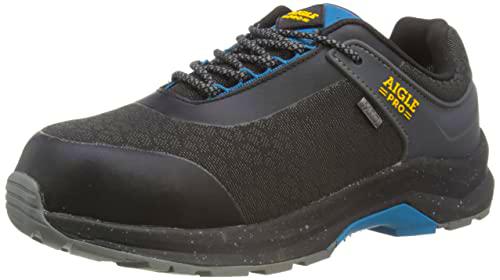 Aigle Ixane Mtd S3, Zapatos de Senderismo Hombre, Negro, 42 EU