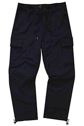 JP 1880 Pantalones Softshell de Trekking, Cargo, Negro