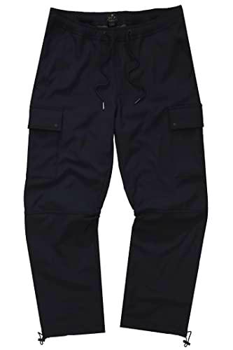 JP 1880 Pantalones Softshell de Trekking, Cargo, Negro