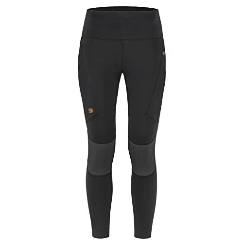 FJÄLLRÄVEN Abisko Trekking Tights Pro W Pants, Black-Basalt, XL Women's