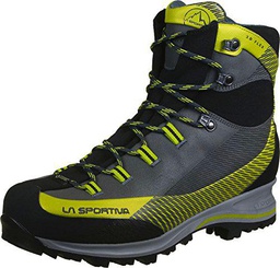 La Sportiva Trango TRK Leather GTX Carbon/Green, Botas de Senderismo Unisex Adulto, 46.5 EU