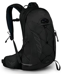 Osprey Talon 11 Mochila de senderismo para Hombre, Negro (Stealth Black), Talla S/M