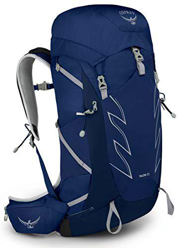 Osprey Talon 33 Mochila de senderismo para Hombre, Azul (Ceramic Blue), Talla L/XL