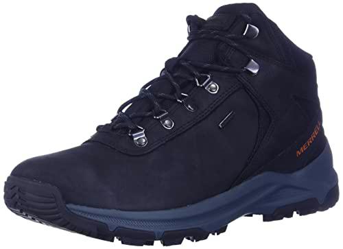 Merrell Erie Mid LTR WP, Botas Hombre, Black, 44 EU