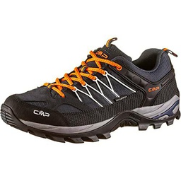 CMP Rigel Low Trekking Shoe WP, Shoes Hombre, Antracite-Flash Orange, 42 EU