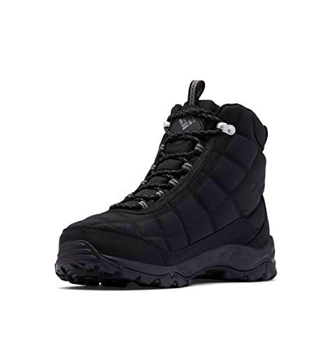 Columbia Barco Firecamp, Botas de Invierno Hombre, Negro Negro X City Grey, 45 EU