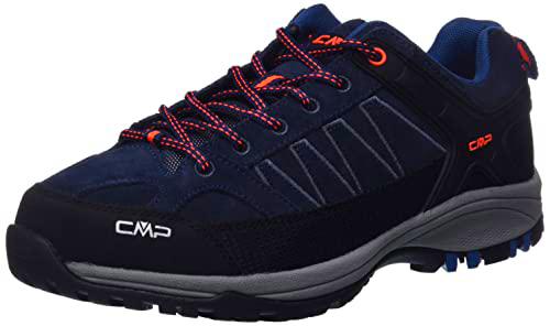 CMP Zapatillas de Senderismo, Paseo. Hombre, B Blue Flash Orange, 44 EU