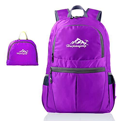 INTIRILIFE Mochila Plegable Ultraligera en Violeta