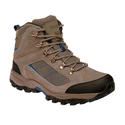 Regatta Clydebank, Walking Shoe Hombre, Sand/Blue Wing, 44 EU