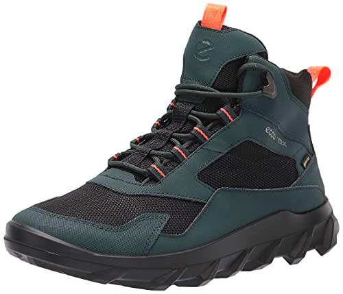 Ecco MX 820224, Zapatillas De Senderismo Hombre, Verde (Sea Tangle Black), 40 EU