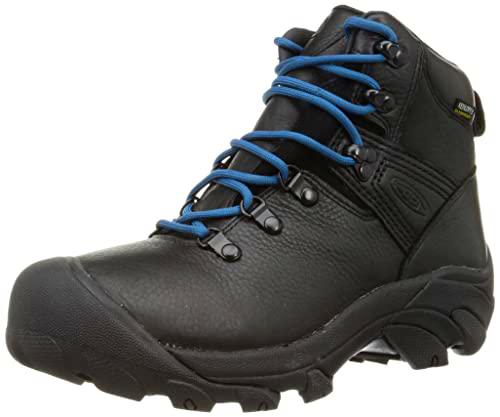 Keen Pyrenees, Botas para Senderismo Hombre, Black/Legion Blue, 44 EU