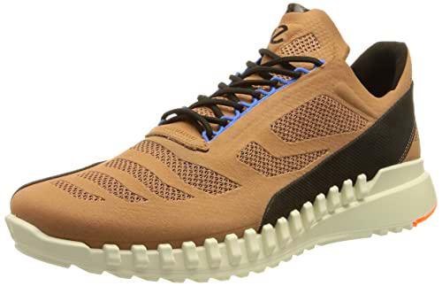 ECCO Zipflex M, Zapato Hombre, Morel/Black, 47 EU