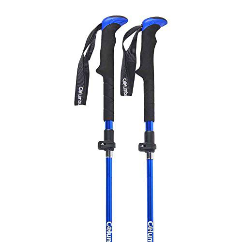 COLUMBUS TRA7075 Small Foldable Poles Set-New 2023 Bastón de Senderismo