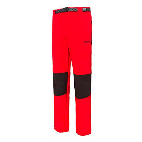 Izas Chamonix, Pantalón de Montaña para Hombre, Rojo/Negro, 2XL