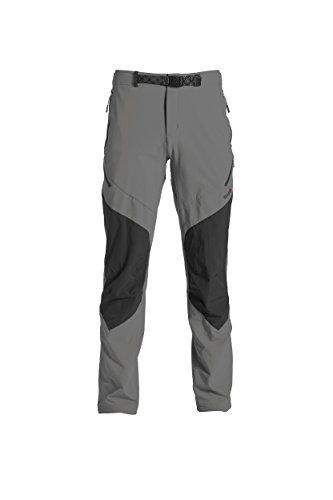 Izas Ilde Pantalones Trekking, Hombre, Gris Oscuro/Negro, L