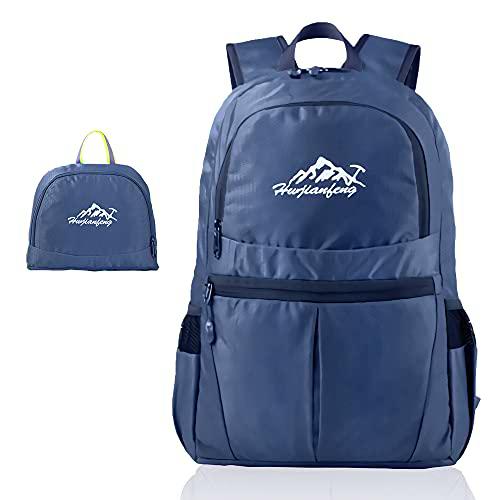 INTIRILIFE Mochila Plegable Ultraligera en Azul Oscuro