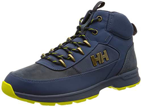 Helly Hansen Wildwood, Botas Hombre, Deep Steel/Sweet Lime, 44.5 EU