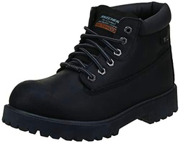 Skechers Sergeants Verdict, Botas Hombre, Black 1, 45 EU