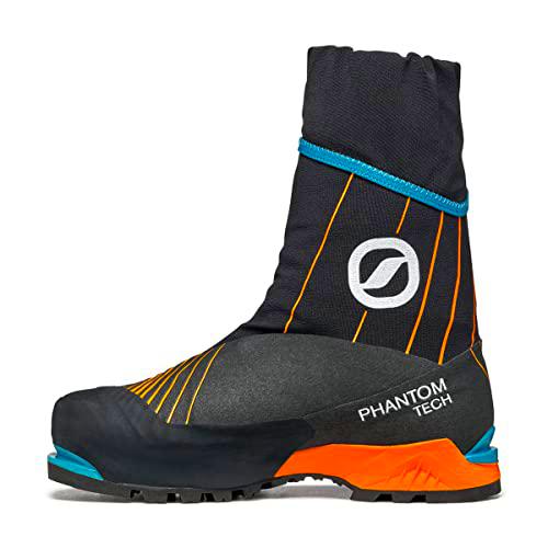 Scarpa Phantom Tech HD, Botas de montaña Hombre, Negro Naranja Brillante, 45 EU