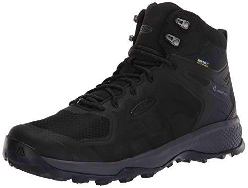 Keen Explore Mid WP, Botas para Senderismo Hombre, Negro/Imán, 45 EU