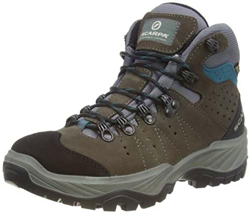 Scarpa Mistral GTX, Botas de Senderismo Hombre, Smoke-Lake Blue Gore-Tex Energy II, 40 EU