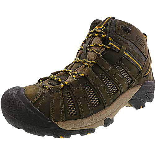 Keen Voyageur Mid, Zapatos de Senderismo Hombre, Cuervo Tawny Olive, 44 EU