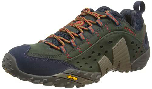 Merrell, Trekking Shoes Hombre, Verde (Green), 44 EU