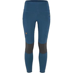 FJÄLLRÄVEN Abisko Trekking Tights Pro W Pants, Indigo Blue-Iron Grey