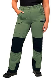 Ulla Popken Multifunctional Hybrid Trekking Pants, Pantalones Mujer, mintgrün,