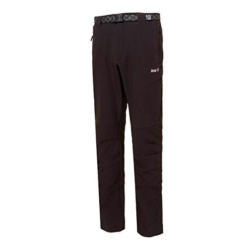 Izas Lut Pantalones Trekking, Hombre, Negro, S