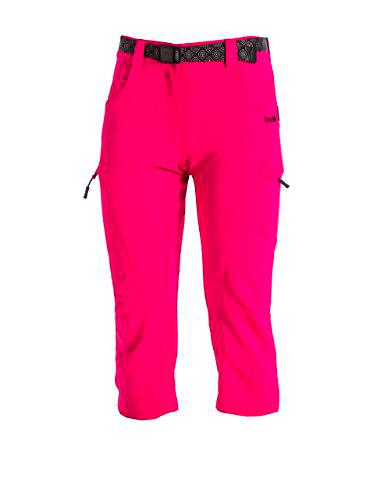 Izas Nobella Pantalones Cortos Trekking, Mujer, Fuxia, M