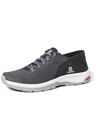 Salomon Tech Lite Hombre Zapatos de trekking, Gris (Quiet Shade/Black/Alloy), 40 ⅔ EU