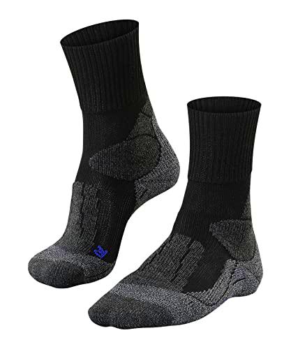 FALKE TK1 Cool Calcetines De Senderismo Mujer Transpirable De Secado Rápido Negro Gris Azul Marino Accesorios De Montaña En Trekking O Camping Para Calzado sin patrón y refrigeración vegano 1 Par