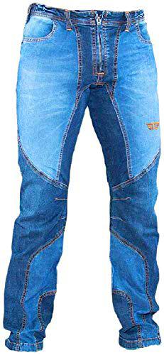 Jeanstrack Garbi Jeans Pantalón de Escalada-Trekking, Hombre, L