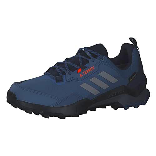 adidas Terrex AX4 GTX, Sneaker Hombre, Wonder Steel/Grey Three/Impact Orange, 44 EU