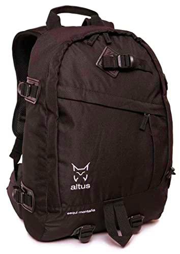 ESQUI MONTAÑA G30 | Mochila de trekking | Mochila de senderismo | Daypack | Urbano | Casual | Viaje | 27 L | Negro | Adulto | Unisex | Para hombre y mujer