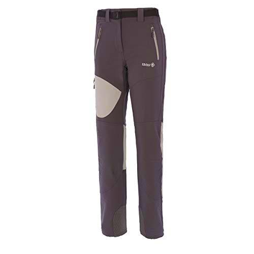 Izas Ingrid Pantalones Trekking, Mujer, Gris/Gris Oscuro, S