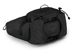 Osprey Talon 6 Mochila de senderismo para Hombre, Negro (Stealth Black), Talla O/S