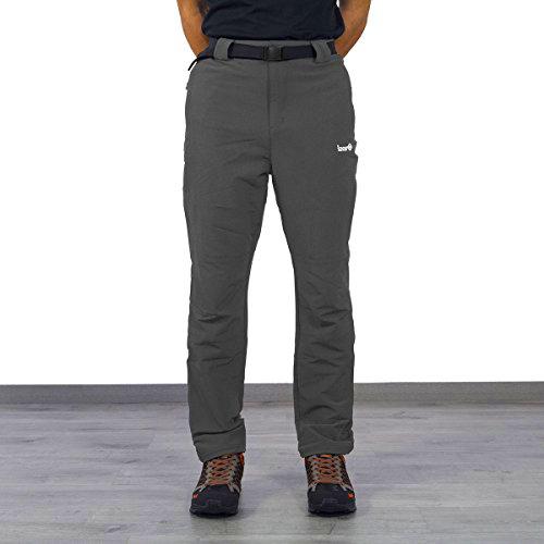 Izas Lut Pantalones Trekking, Hombre, Gris Oscuro, L