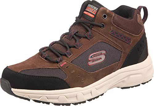 Skechers, Trekking Shoes,Hiking Boots Hombre, Brown, 45 EU