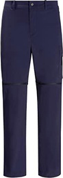 Jack Wolfskin Wanderthirst Pantalones de Trekking, Azul Oscuro