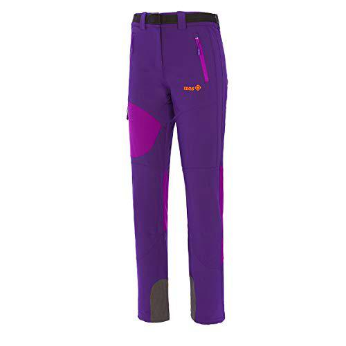 Izas Ingrid Pantalones Trekking, Mujer, Morado/Morado Oscuro, XL