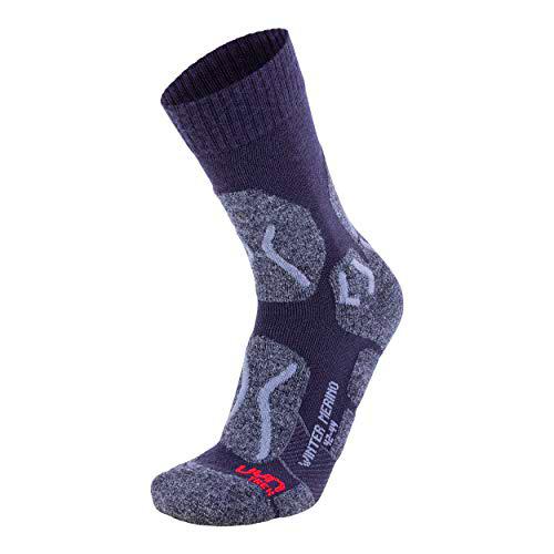 UYN S100050 TREKKING WINTER MERINO Socks Men's Melange antracita/negro 47