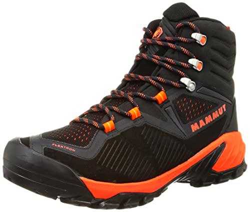 Mammut Botas SAPUEN High GTX Hombre, Black/Hot Red, 42 2/3 EU