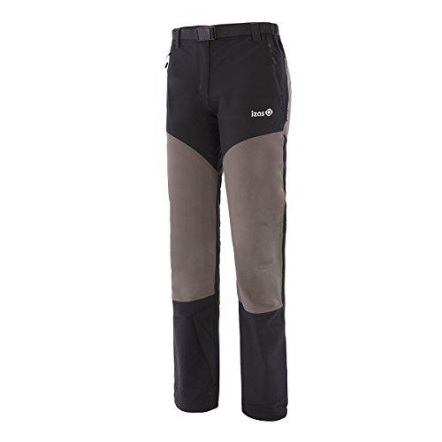 Izas Dorota Pantalones Trekking, Mujer, Negro/Gris Oscuro, XS