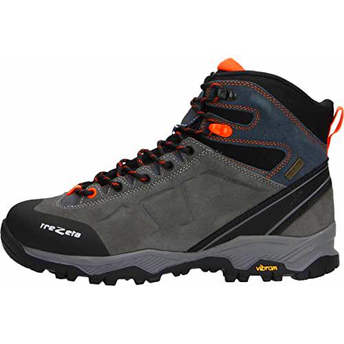 TREZETA 010722230 DRIFT WP Hiking shoe Male DARK GREY ORANGE EU 45.5