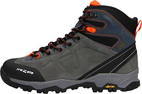 TREZETA 010722230 DRIFT WP Hiking shoe Male DARK GREY ORANGE EU 42