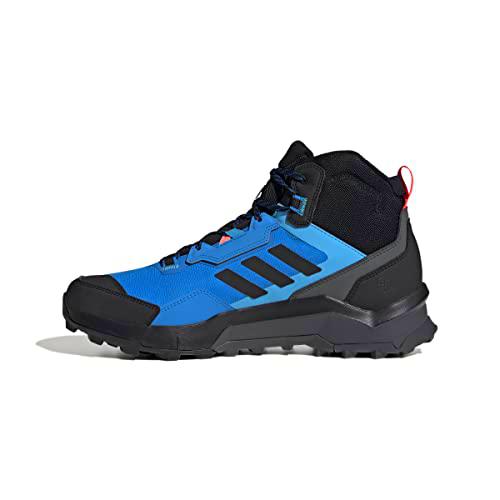 adidas Terrex AX4 Mid GTX, Sneaker Hombre, Blue Rush/Core Black/Turbo, 45 1/3 EU